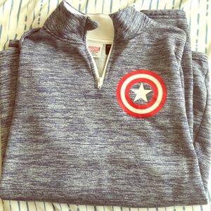 Captain America Half Zip
